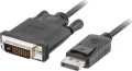 Lanberg DisplayPort - DVI-D 1m czarny