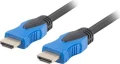 Lanberg HDMI - HDMI 0.5m niebieski