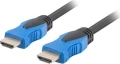 Lanberg HDMI - HDMI 15m niebieski