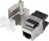 Lanberg Moduł keystone gniazdo RJ45 - LSA FTP kat.6 180 stopni do puszki montażowej
