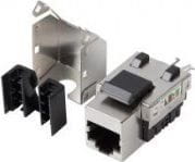 Lanberg Moduł keystone gniazdo RJ45 - LSA FTP kat.6 90 stopni do puszki montażowej -KSF6-1090