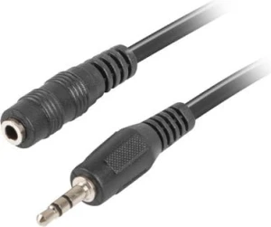 Lanberg Jack 3.5mm - Jack 3.5mm 5m czarny