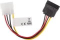 Lanberg Molex - SATA, 0.15m, Wielokolorowy