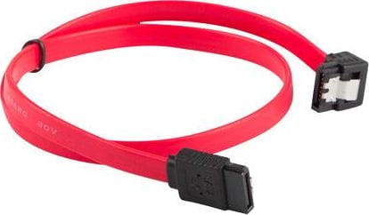 Lanberg SATA - SATA, 0.5m, Czerwony