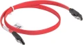 Lanberg SATA - SATA, 0.5m, Czerwony