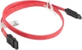 Lanberg SATA - SATA, 0.5m, Czerwony