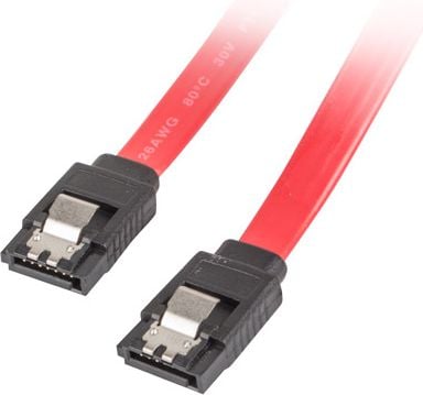 Lanberg SATA - SATA, 1m, Czerwony