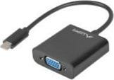 Lanberg USB-C - VGA Czarny
