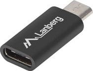 Lanberg USB-C - microUSB Czarny