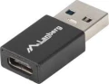 Lanberg USB-C - USB Czarny