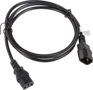 Lanberg IEC 320 C13 - C14, 1.8m, czarny