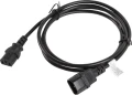 Lanberg IEC 320 C13 - C14, 1.8m, czarny