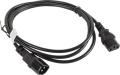 Lanberg IEC 320 C13 - C14, 1.8m, czarny