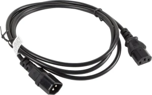 Lanberg IEC 320 C13 - C14, 1.8m, czarny