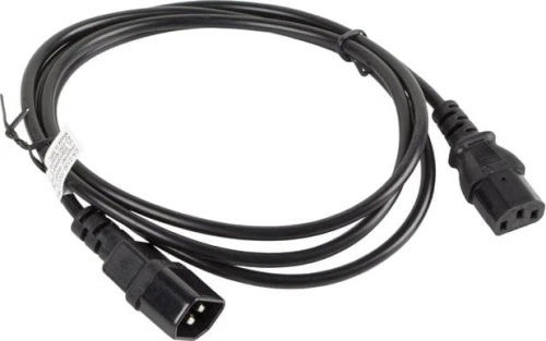 Lanberg IEC 320 C13 - C14, 1.8m, czarny