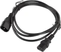 Lanberg IEC 320 C13 - C14, 1.8m, czarny
