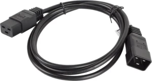 Lanberg IEC 320 C19 - C20, 1.8m, czarny