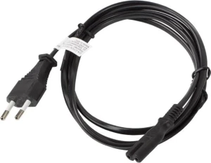 Lanberg radiowy CEE 7/16 - IEC 320 C7, 1.8m, czarny