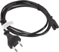 Lanberg radiowy CEE 7/16 - IEC 320 C7, 1.8m, czarny