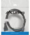 Lanberg radiowy CEE 7/16 - IEC 320 C7, 1.8m, czarny