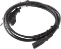 Lanberg radiowy CEE 7/16 - IEC 320 C7, 1.8m, czarny