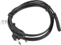 Lanberg radiowy CEE 7/16 - IEC 320 C7, 1.8m, czarny