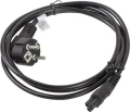 Lanberg IEC 7/7 - IEC 320 C5, 1.8m, czarny