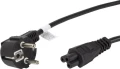 Lanberg IEC 7/7 - IEC 320 C5, 1.8m, czarny
