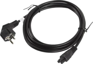 Lanberg IEC 7/7 - IEC 320 C5, 3m, czarny