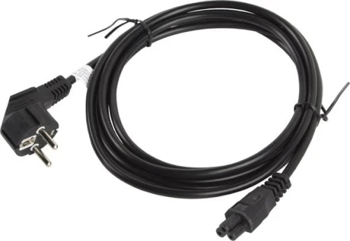 Lanberg IEC 7/7 - IEC 320 C5, 3m, czarny
