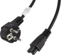 Lanberg IEC 7/7 - IEC 320 C5, 3m, czarny
