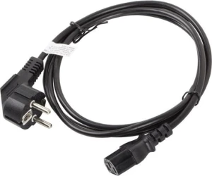 Lanberg CEE 7/7 - IEC 320 C13, 1.8m, czarny