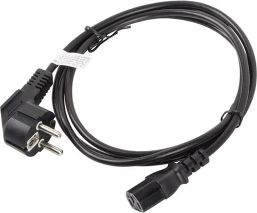 Lanberg CEE 7/7 - IEC 320 C13, 1.8m, czarny