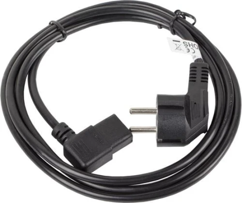 Lanberg CEE 7/7 - IEC 320 C13, 1.8m, czarny