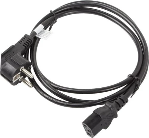 Lanberg CEE 7/7 - IEC 320 C13, 1.8m czarny