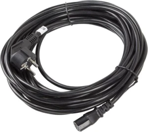 Lanberg CEE 7/7 - IEC 320 C13, 10m, czarny