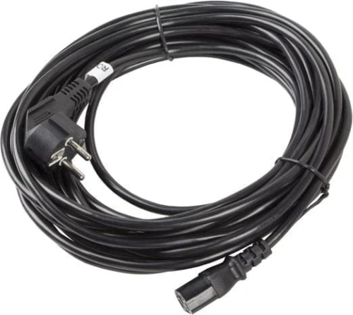 Lanberg CEE 7/7 - IEC 320 C13, 10m, czarny
