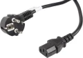 Lanberg CEE 7/7 - IEC 320 C13, 10m, czarny