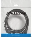 Lanberg CEE 7/7 - IEC 320 C13, 3m, czarny