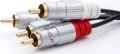 Qoltec RCA (Cinch) x2 - RCA (Cinch) x2 3m czarny