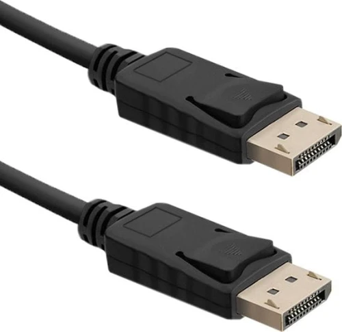 Qoltec DisplayPort - DisplayPort 0.5m czarny