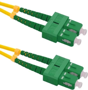 Qoltec Duplex SC/APC-SC/APC 9/125µm 1m
