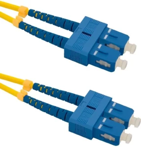 Qoltec Duplex SC/UPC-SC/UPC 9/125µm 1m