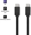 Qoltec USB-C - USB-C 2.5 m Czarny
