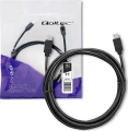 Qoltec USB-C - USB-C 3 m Czarny