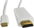 Qoltec USB-C - HDMI 2 m Biały