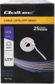 Qoltec skrętka UTP | CAT6 | 305m | PCV szary