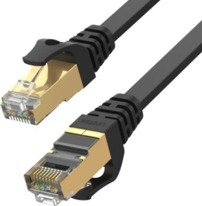Unitek RJ45, kat. 7, SSTP, 10m, czarny