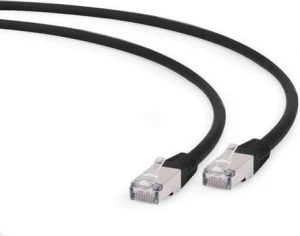Gembird RJ-45/RJ-45 kat.6a S/FTP Czarny 0.5m