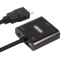 Unitek HDMI Micro - HDMI HDMI - D-Sub (VGA) + Jack 3.5mm HDMI Mini - HDMI czarny